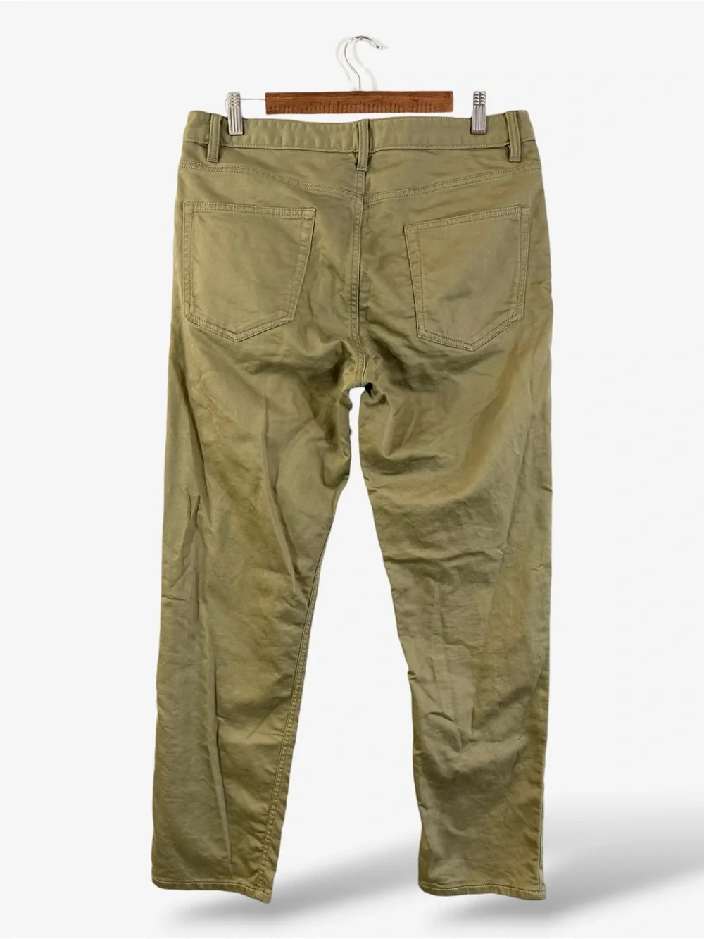 Quince Comfort Stretch Traveler 5 Pocket Pants Olive Green Men’s 32x30 Preppy